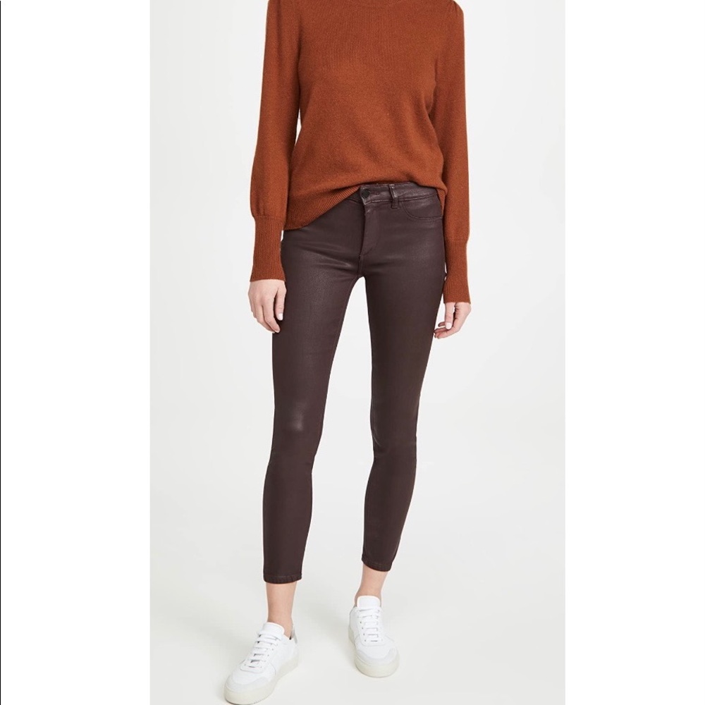 DL 1961 Florence Skinny Fig COATED (and washable!)